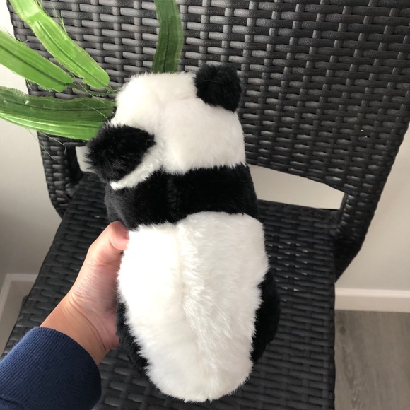 panda with bamboo plush stuffed animal toy - Picture 3 of 4
